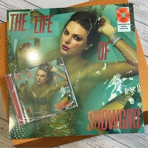 Taylor Swift: The Life of a Showgirl Vinyl & CD combo pack